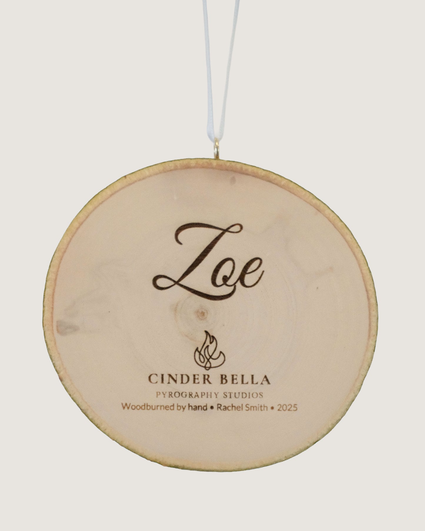 Hand-Burned Ornament