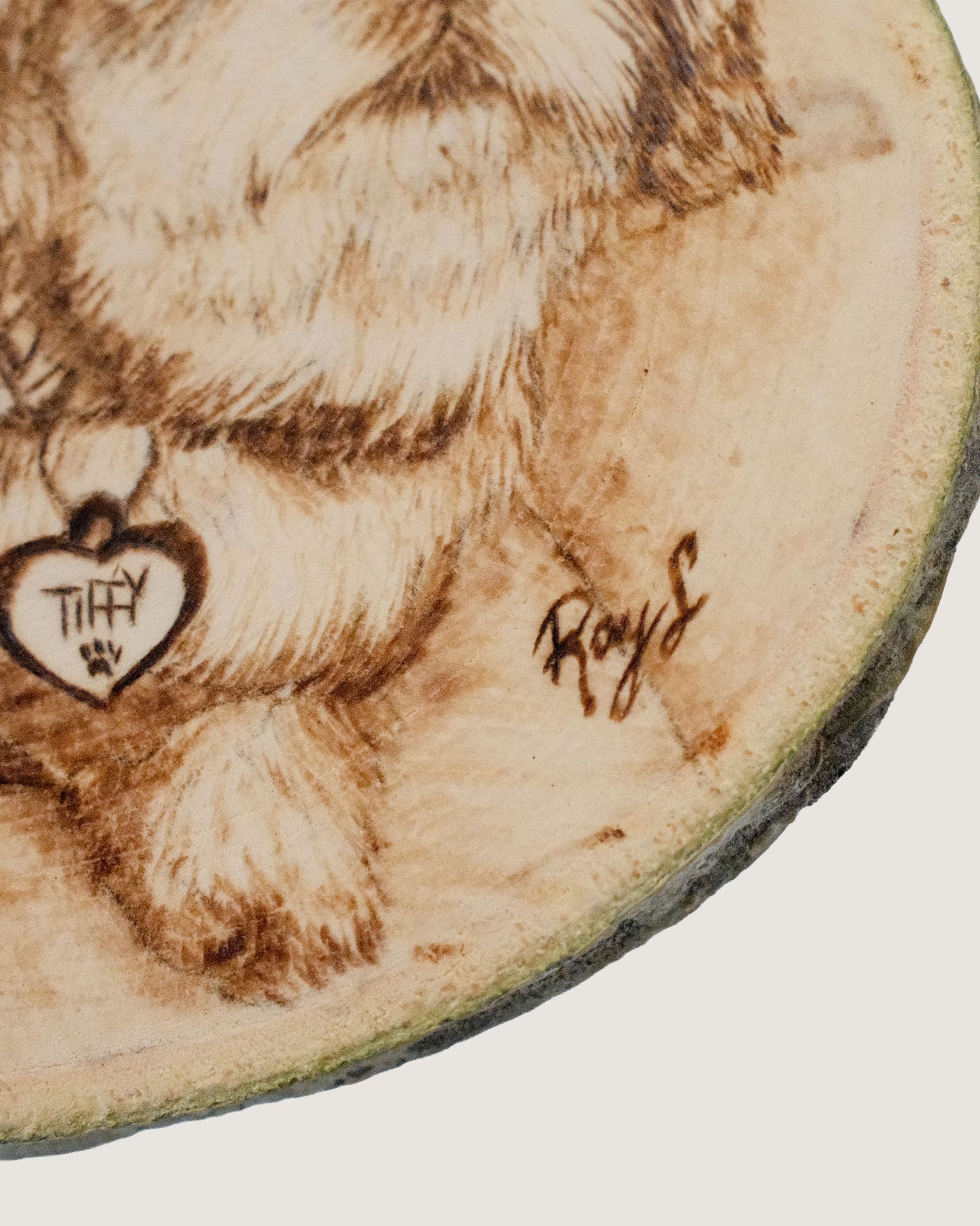 Hand-Burned Ornament