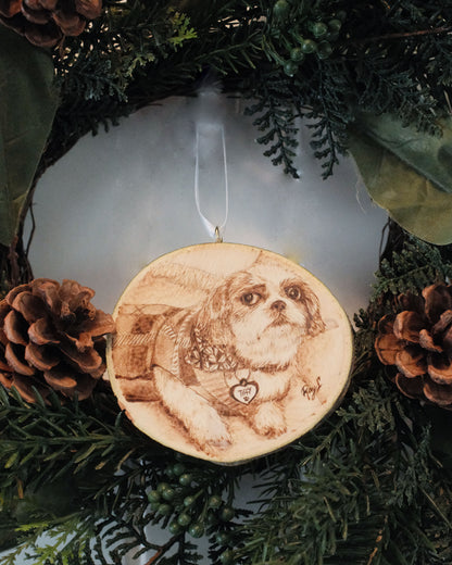 Hand-Burned Ornament